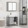 Set de muebles de baño 2 pzas madera contrachapada gris sonoma de , Muebles de baño - Ref: Foro24-3300908, Precio: 155,50 €, ...
