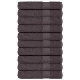 Toallas de sauna 10 uds 100% algodón antracita 80x200 cm 360gsm by , Towels - Ref: Foro24-136695, Price: 105,09 €, Discount: %
