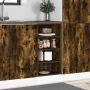 Armario de horno madera ingeniería roble ahumado 40x44,5x81,5cm by , Kitchen cabinets - Ref: Foro24-854206, Price: 62,29 €, D...