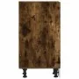 Armario de horno madera ingeniería roble ahumado 40x44,5x81,5cm by , Kitchen cabinets - Ref: Foro24-854206, Price: 62,29 €, D...