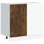 Mueble bajo de cocina porto roble ahumado madera reconstituida von , Küchenschränke - Ref: Foro24-854303, Preis: 84,05 €, Rab...