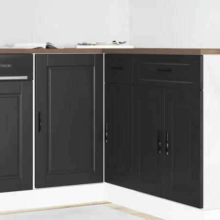 Mueble bajo de cocina Porto madera contrachapada negro von , Küchenschränke - Ref: Foro24-854299, Preis: 79,05 €, Rabatt: %