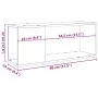 Mueble de TV madera de ingeniería roble artisan 80x24x32 cm von , TV-Möbel - Ref: Foro24-856733, Preis: 33,98 €, Rabatt: %