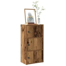 Estantería madera de ingeniería color envejecido 40x24x77 cm by , Bookcases and shelves - Ref: Foro24-860371, Price: 49,65 €,...