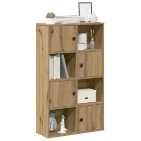 Estantería de madera de ingeniería roble artisan 60x24x101,5 cm by , Bookcases and shelves - Ref: Foro24-860399, Price: 79,01...