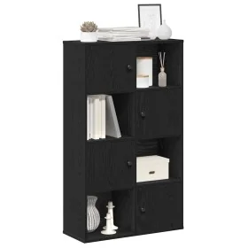 Estantería de madera de ingeniería roble negro 60x24x101,5 cm by , Bookcases and shelves - Ref: Foro24-860392, Price: 77,14 €...