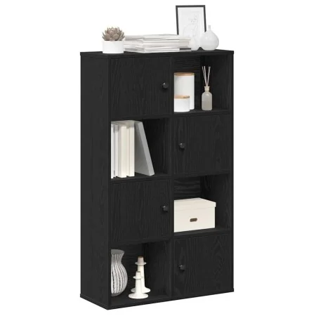 Estantería de madera de ingeniería roble negro 60x24x101,5 cm von , Bücherregale und Regale - Ref: Foro24-860392, Preis: 77,0...