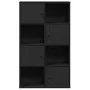 Estantería de madera de ingeniería roble negro 60x24x101,5 cm von , Bücherregale und Regale - Ref: Foro24-860392, Preis: 77,0...