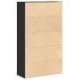 Estantería de madera de ingeniería roble negro 60x24x101,5 cm von , Bücherregale und Regale - Ref: Foro24-860392, Preis: 77,0...