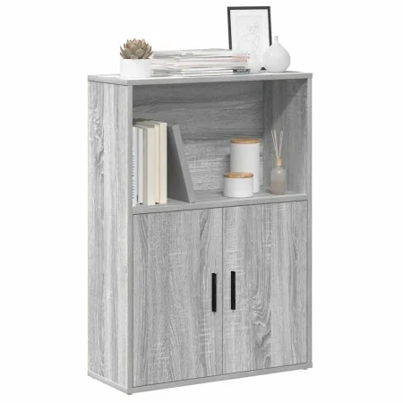 Estantería de madera de ingeniería gris sonoma 60x24x85 cm von , Bücherregale und Regale - Ref: Foro24-860414, Preis: 64,98 €...