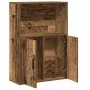 Estantería madera de ingeniería color envejecido 60x24x85 cm de , Librerías y estanterías - Ref: Foro24-860416, Precio: 61,11...