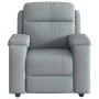 Sillón reclinable de masaje de tela gris claro by , Armchairs - Ref: Foro24-4015690, Price: 205,26 €, Discount: %