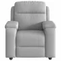 Sillón de masaje reclinable de tela gris nube by , Armchairs - Ref: Foro24-4015699, Price: 200,06 €, Discount: %