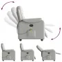Sillón de masaje reclinable de tela gris nube by , Armchairs - Ref: Foro24-4015699, Price: 200,06 €, Discount: %
