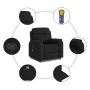 Sillón reclinable de masaje de tela negro von , Sessel - Ref: Foro24-4015692, Preis: 238,68 €, Rabatt: %