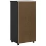 Cajonera con ruedas MOSS madera maciza de pino negro de , Taquillas y armarios de almacenamiento - Ref: Foro24-4015788, Preci...