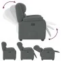 Sillón reclinable de tela gris oscuro by , Armchairs - Ref: Foro24-4015701, Price: 244,49 €, Discount: %