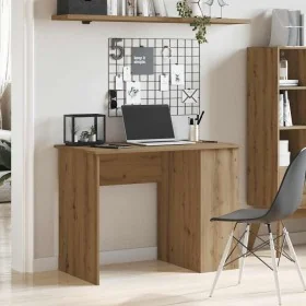 Escritorio de madera de ingeniería roble artesano 100x55x75 cm by , Desks - Ref: Foro24-855857, Price: 73,16 €, Discount: %
