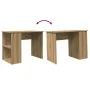 Escritorio de madera de ingeniería roble artesano 100x55x75 cm von , Schreibtische - Ref: Foro24-855857, Preis: 72,90 €, Raba...