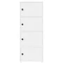 Estantería de madera de ingeniería blanca 40x24x102 cm de , Librerías y estanterías - Ref: Foro24-860373, Precio: 73,18 €, De...