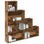 Estantería madera de ingeniería madera envejecida 157x24x160 cm by , Bookcases and shelves - Ref: Foro24-855888, Price: 110,1...