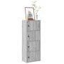 Estantería madera de ingeniería gris sonoma 40x24x102 cm de , Librerías y estanterías - Ref: Foro24-860378, Precio: 75,93 €, ...