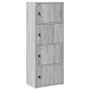 Estantería madera de ingeniería gris sonoma 40x24x102 cm de , Librerías y estanterías - Ref: Foro24-860378, Precio: 75,93 €, ...