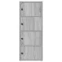 Estantería madera de ingeniería gris sonoma 40x24x102 cm de , Librerías y estanterías - Ref: Foro24-860378, Precio: 75,93 €, ...