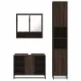 Set de muebles baño 3 pzas madera contrachapada roble marrón von , Badezimmermöbel - Ref: Foro24-3301124, Preis: 272,95 €, Ra...