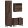 Set de muebles baño 3 pzas madera contrachapada roble marrón von , Badezimmermöbel - Ref: Foro24-3301124, Preis: 272,95 €, Ra...