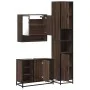 Set de muebles baño 3 pzas madera contrachapada roble marrón von , Badezimmermöbel - Ref: Foro24-3301124, Preis: 272,95 €, Ra...