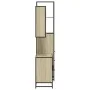 Set de muebles de baño 3 pzas madera contrachapada roble Sonoma by , Bathroom furniture - Ref: Foro24-3301126, Price: 245,68 ...
