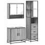 Set de muebles de baño 3 pzas madera contrachapada gris sonoma von , Badezimmermöbel - Ref: Foro24-3301158, Preis: 254,11 €, ...