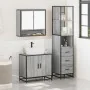 Set de muebles de baño 3 pzas madera contrachapada gris sonoma von , Badezimmermöbel - Ref: Foro24-3301158, Preis: 254,11 €, ...
