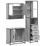 Set de muebles de baño 3 pzas madera contrachapada gris sonoma von , Badezimmermöbel - Ref: Foro24-3301158, Preis: 254,11 €, ...
