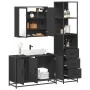 Juego de muebles de baño 3 pzas madera contrachapada negro von , Badezimmermöbel - Ref: Foro24-3301130, Preis: 275,80 €, Raba...