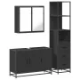 Juego de muebles de baño 3 pzas madera contrachapada negro von , Badezimmermöbel - Ref: Foro24-3301130, Preis: 275,80 €, Raba...