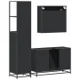 Juego de muebles de baño 3 pzas madera contrachapada negro von , Badezimmermöbel - Ref: Foro24-3301130, Preis: 275,80 €, Raba...