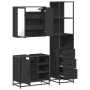 Juego de muebles de baño 3 pzas madera contrachapada negro von , Badezimmermöbel - Ref: Foro24-3301145, Preis: 262,30 €, Raba...