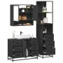Juego de muebles de baño 3 pzas madera contrachapada negro by , Bathroom furniture - Ref: Foro24-3301170, Price: 301,58 €, Di...