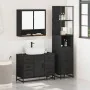 Juego de muebles de baño 3 pzas madera contrachapada negro by , Bathroom furniture - Ref: Foro24-3301170, Price: 301,58 €, Di...