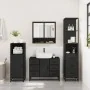 Juego de muebles de baño 3 pzas madera contrachapada negro by , Bathroom furniture - Ref: Foro24-3301170, Price: 301,58 €, Di...