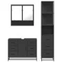 Juego de muebles de baño 3 pzas madera contrachapada negro by , Bathroom furniture - Ref: Foro24-3301170, Price: 301,58 €, Di...