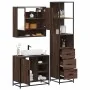 Set de muebles baño 3 pzas madera contrachapada roble marrón de , Muebles de baño - Ref: Foro24-3301179, Precio: 253,62 €, De...