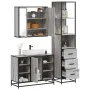 Set de muebles de baño 3 pzas madera contrachapada gris sonoma von , Badezimmermöbel - Ref: Foro24-3301153, Preis: 259,81 €, ...