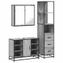 Set de muebles de baño 3 pzas madera contrachapada gris sonoma von , Badezimmermöbel - Ref: Foro24-3301153, Preis: 259,81 €, ...