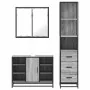 Set de muebles de baño 3 pzas madera contrachapada gris sonoma von , Badezimmermöbel - Ref: Foro24-3301153, Preis: 259,81 €, ...