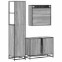 Set de muebles de baño 3 pzas madera contrachapada gris sonoma von , Badezimmermöbel - Ref: Foro24-3301153, Preis: 259,81 €, ...