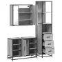 Set de muebles de baño 3 pzas madera contrachapada gris sonoma von , Badezimmermöbel - Ref: Foro24-3301153, Preis: 259,81 €, ...