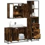 Set de muebles baño 3 pzas madera contrachapada roble ahumado von , Badezimmermöbel - Ref: Foro24-3301132, Preis: 237,61 €, R...
